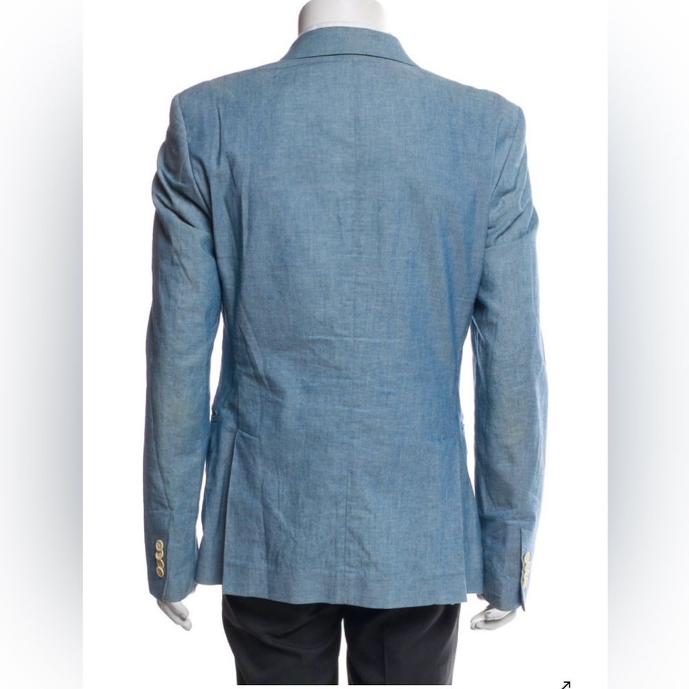 Shipley & Halmos Men's Blue Blazer (US 40, L) - Picture 3 of 4